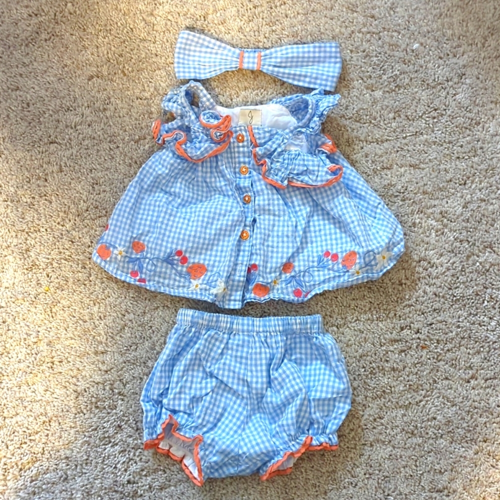 6m Gingham Outfit